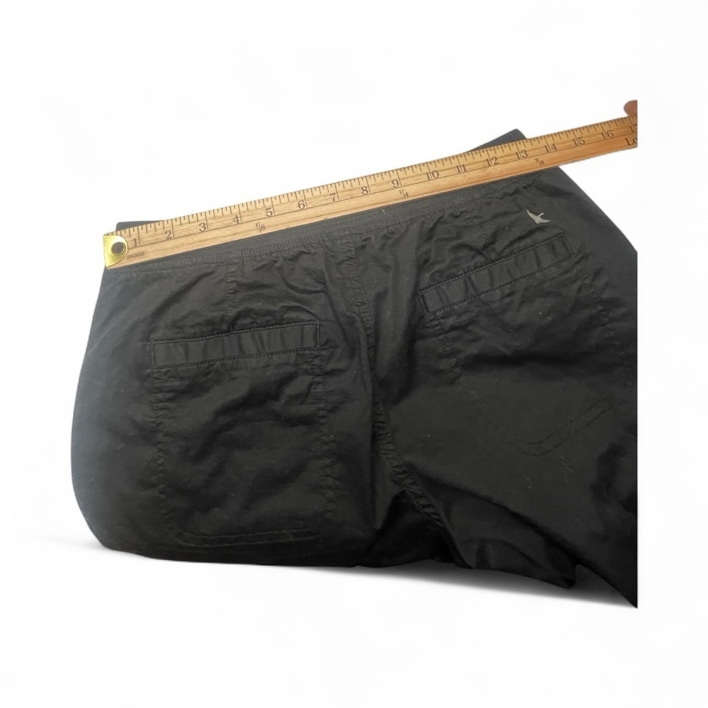 Eddie Bauer LAID-BACK TWILL JOGGER in Black Size 4 Pull-on style elastic waist - Picture 8 of 9